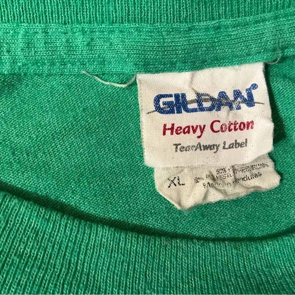 Vintage 90s Tee Green Celtic Cross Graphic T-Shirt St. Patrick’s Day Retro XL - Picture 14 of 14